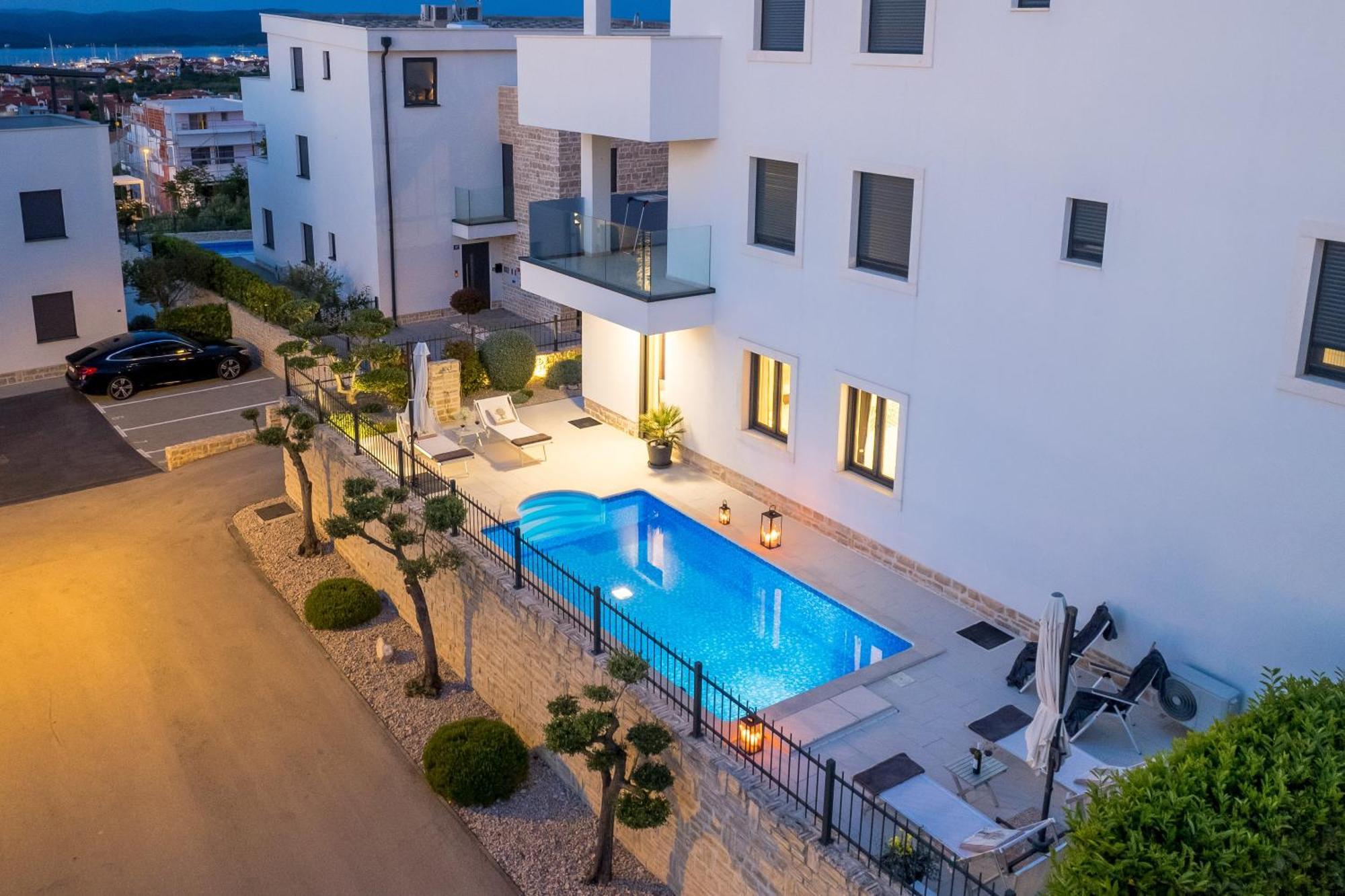 Luxury Apartment Hyperion With Private Pool And Garden Murter Ngoại thất bức ảnh